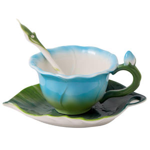 Tasse à café en céramique de porcelaine de luxe Offre Spéciale de 160ml 180ml 650ml tasse de Style arabe réutilisable de conception de Rose colorée pour le cadeau <span class=keywords><strong>des</strong></span> <span class=keywords><strong>amis</strong></span> - Product Image 5