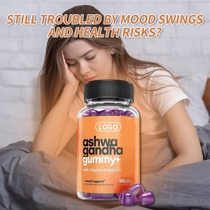 OEM/ODM Marque distributeur Vitamine <span class=keywords><strong>D</strong></span> et zinc Ashwagandha Gummies Suppléments pour adultes Pas pour les nouveau-nés ou les femmes enceintes - Product Image 5