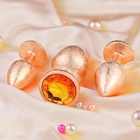 Kit de 3 jouets anaux pour la stimulation de la prostate, stimulateur anal en métal, plug anal de grande taille pour couples et femmes