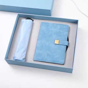 Articles cadeaux de luxe promotionnels, ensemble cadeau comprenant un carnet, un parapluie solaire, une tasse isotherme, un ensemble cadeau personnalisable comprenant un carnet et un stylo avec bouteille - Product Image 5