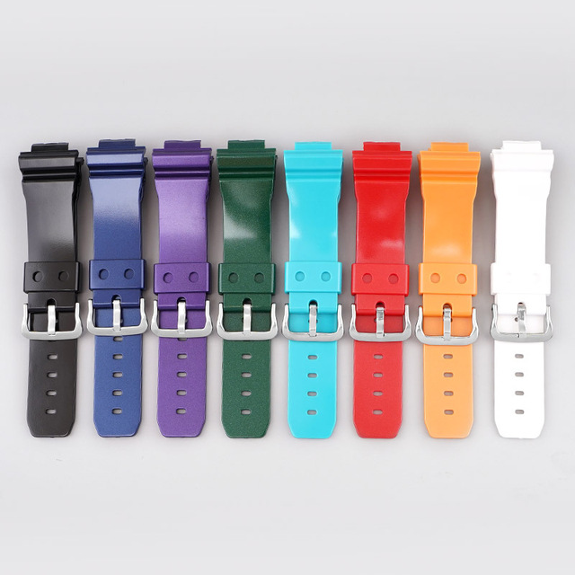 Sport Replacement Band for Casio GA2100 DW5600 DW6900 GW5000 Soft Silicone TPU Quick Release Watch Strap