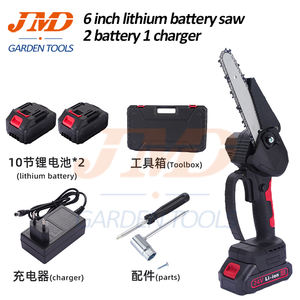 Sierra Manual <span class=keywords><strong>con</strong></span> Batería de Litio de 6 Pulgadas, Sierra Eléctrica Portátil de 800w para el Hogar, Sierra Eléctrica de Estilo Blanco y Negro - Product Image 4