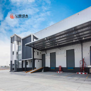 Structure en acier préfabriquée à ossature portique pour entrepôt industriel moderne, atelier, hall, bâtiment d'usine sur mesure à section H, haute capacité de charge - Product Image 2