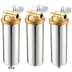 B series single stainless steel pipeline connected water filter