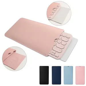 Housse de clavier sans fil en cuir PU pochette de clavier de voyage sac de rangement étui de protection antichoc pour Logitech <span class=keywords><strong>K380</strong></span> - Product Image 2
