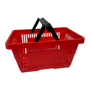 Cesta de la compra para <span class=keywords><strong>supermercado</strong></span>, cesta plegable de Color rojo, superventas - Product Image 1