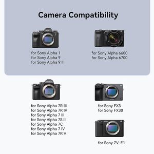 Batterie d'appareil photo SMALLRIG NP-FZ100 2400mAh pour <span class=keywords><strong>Sony</strong></span> A7R V, <span class=keywords><strong>A7</strong></span> IV, A7S III, A7CR, recharge rapide USB-<span class=keywords><strong>C</strong></span>, batterie rechargeable - 4265 - Product Image 6