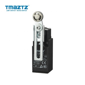 Interruptor de Límite TLS-131 1NC+1NO con Rodillo de Acero Inoxidable y Nylon, Modelo Económico - Product Image 1