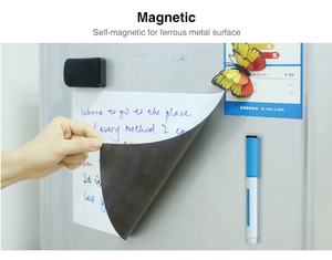 Pas de personnalisation quantité minimale de commande tableau noir Film roulant tableau effaçable à sec tableau magnétique tableau blanc <span class=keywords><strong>pour</strong></span> animaux de compagnie aimant tableau blanc cahier ROHS - Product Image 3