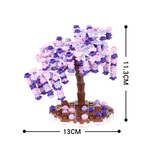 MOC3013 Árbol <span class=keywords><strong>de</strong></span> Glicinia Kochou <span class=keywords><strong>Shinobu</strong></span> Morado <span class=keywords><strong>Kocho</strong></span> Bloques <span class=keywords><strong>de</strong></span> Construcción Educativos Regalos Juguetes para Niños - Product Image 4