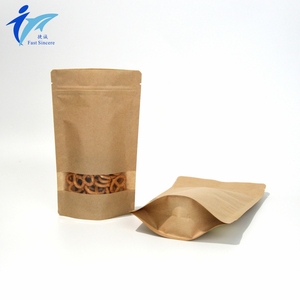 <span class=keywords><strong>Prix</strong></span> d'usine – Sachet refermable antistatique et résistant aux perforations en papier kraft avec fenêtre personnalisée - Product Image 1