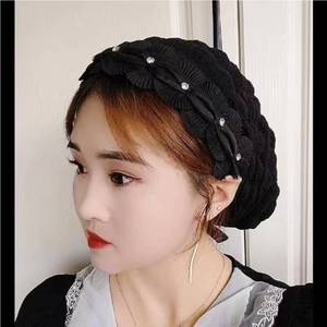 YASEEN Fashionable Conch Shell Design Breathable Ethnic Style Four-Season Headscarf <b>Hat</b> <b>for</b> Beach Travel - Product Image 1