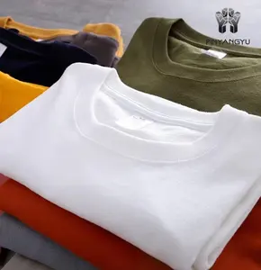 Customizable Design Men's T-shirt Luxury Quality Cotton Loose Fit Little Drop Shoulder Trendy Brand Oversized Men T Shirt Tee