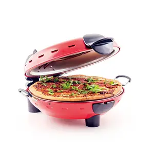 电披萨制造商capricciosa maker 12 “十二寸披萨烤箱锅可移动烘焙石恒温器