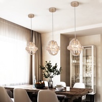 Lampe suspendue pour îlot de cuisine en fer avec douille E27 E26, diamètre 18 cm, hauteur réglable 100 cm, 110V 220V