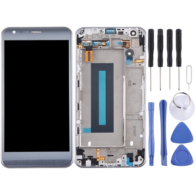 Dropshipping Original LCD Screen for LG X Cam / K580 / K580I / K580Y Digitizer Full Assembly with Frame
