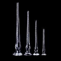 Ensemble de Plugs Anaux Transparentes à Taille Graduée en Cristal Souple – Alternative Sexuelle pour Femmes – Masturbateur Adulte