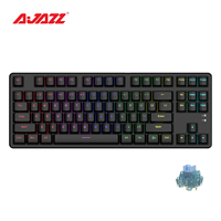 Ajazz AK873 Hot-swappable OEM Keycaps LED Backlight Mechanical Keyboard