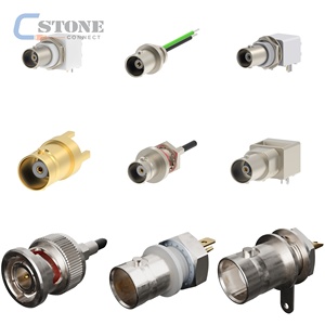 RF Coaxial Connector 732513141 SMA Jack Straight PCB Receptacle Through Hole Brass Body Gold (Au) Plated 20 Pieces <strong>Per</strong> <strong>Tr</strong> - Product Image 6