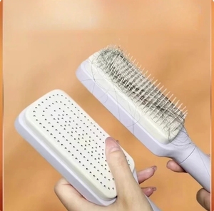 Cepillo de Pelo Autolimpiante Retráctil Antiestático con Masaje de Cuero Cabelludo y Cojín de Aire para el Cuidado del Cabello Femenino - Product Image 2