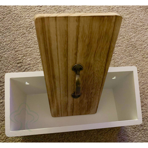 <span class=keywords><strong>Support</strong></span> rustique pour dosettes de lave-vaisselle avec crochet, organisateur en bois pour dosettes de lave-vaisselle pour armoire, conteneur de rangement pour tablettes de lave-vaisselle pour cuisine - Product Image 3