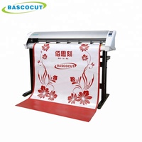 Machine de découpe automatique de films PES pour autocollants, étiquettes en rouleau, signalétique en vinyle et transferts thermiques, avec capteur optique et découpe de contour