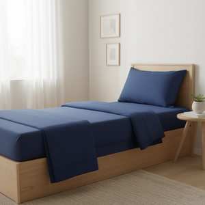 Parure de lit simple Viasoft Marino 1 Plaza en microfibre hypoallergénique respirante pour usage domestique - Product Image 2