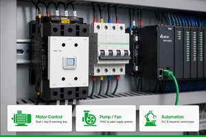 LVMA 220V/380V AC Contactor HGC CJX2 F D Tipo 25A 4P 2NO + 2NC Tornillo Método de montaje en riel Din 2P + N/C + NO + NC Configuración de <span class=keywords><strong>contacto</strong></span> - Product Image 2