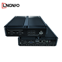 Mini PC en gros d'usine N100 avec DDR4 Max 32GB SSD 2xLan 4xUSB 2COM ordinateur industriel sans ventilateur