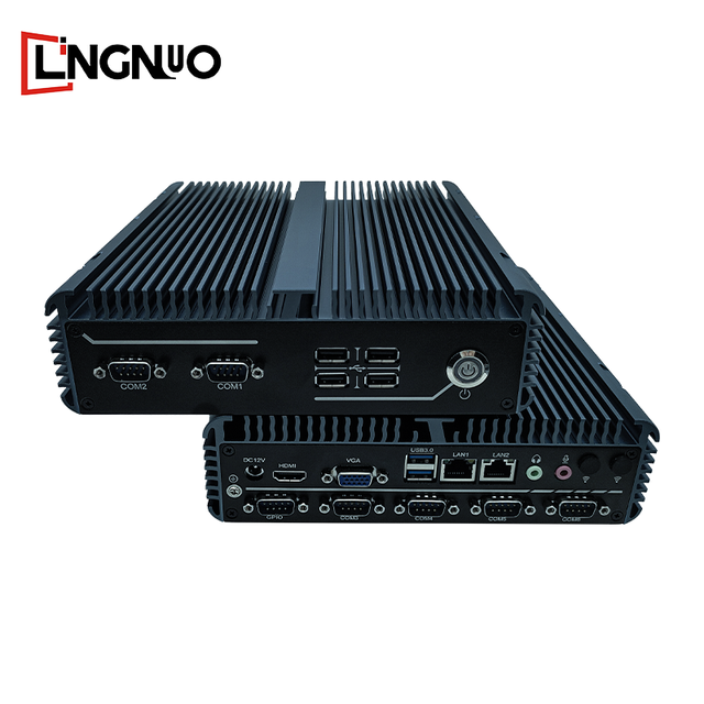 Factory Wholesale Mini PC N100 with DDR4 Max 32GB SSD 2xLan 4xUSB 2COM Fanless Industrial Computer
