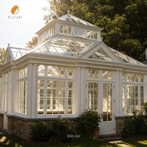 Serre en fer forgé personnalisée MILY, serre victorienne, gazebo en fer à vendre - Product Image 5