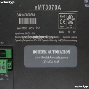 WEINTEK EMT3070A หน้าจอสัมผัส HMI - Product Image 3
