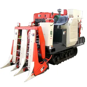 Agriculture Machine Farm Used 4LBZ-120 Half-feed Rice Combine Harvester 26KW/35HP ≤ 22 kg/std ㎡ 0.15-0.20 h㎡/h