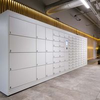 Casiers à colis intelligents d'extérieur avec serrure électronique certifiés CE Garantie de 2 ans