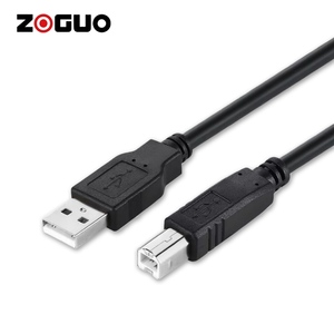 Usb 2.0 Nam B nam 1m PVC Áo khoác niken-mạ 28 + 24 od4.0mm thông minh truyền dữ liệu cáp điện cho Android Điện thoại di động - Product Image 1