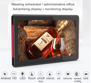 Tableta OEM android pos 15,6, dispositivo <span class=keywords><strong>de</strong></span> señalización Digital, RK3399, Android 8,1, con POE y luz LED - Product Image 5