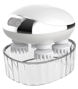 Massageador elétrico de silicone ecológico, massageador de cabeça para cabelo, couro cabeludo, à prova d' água - Product Image 2