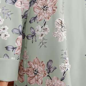 ชุดอาบายะห์หรูหราพิมพ์ลายประดับด้วยคริสตัลแบบ Hot Fix สำหรับสตรีชาวมุสลิม ผู้ผลิตสินค้าสั่งทำพิเศษ ดีไซน์สง่างาม - Product Image 2