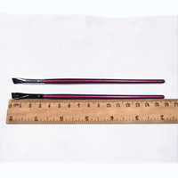 Précis Gel Eye-Liner Maquillage Brosse Ultra Mince Incliné Plat Pinceau Eye-Liner Incliné pour Crème Liquide Forte Aile