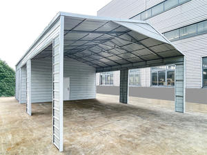 KJ Vente en gros 23FT X 40FT <span class=keywords><strong>Garage</strong></span> en métal <span class=keywords><strong>Toit</strong></span> <span class=keywords><strong>plat</strong></span> Abri extérieur en métal Garages et remises de jardin <span class=keywords><strong>Garage</strong></span> en métal - Product Image 4