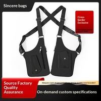 Nouvelle Sacoche de Ceinture Tactique Invisible en PU pour Homme, Anti-vol, pour Course et Sports, Petit Sac Bandoulière de Luxe Personnalisé