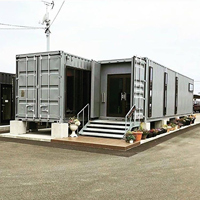 Café-restaurant en conteneur maritime modifié, bar à café moderne portable en plein air, kiosque alimentaire, magasin de détail préfabriqué pour le marché mondial