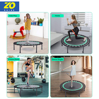 Mini trampoline Zoshine 450 lbs pour adultes, petit trampoline de rebond intérieur pour l'exercice et la remise en forme
