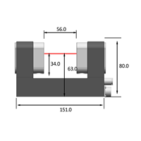 Système intelligent de réglage par laser, capteur de compensation d'usure sans contact pour le suivi de profil pour centre d'usinage CNC haute vitesse IP67