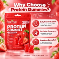 Özel Marka 20g Kas Onarıcı Şekersiz Proteinli Jelibonlar Antrenman Sonrası İyileşme İçin