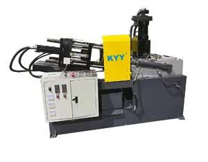Kyy máquina de deslizar automática de zíper, pequena ferragem com zíper, máquina que cria câmara de metal fundida
