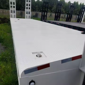 Remorque surbaissée à 3 essieux 80T 100T à plateau plat, très demandée, à vendre - Product Image 5