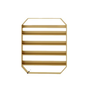 Modern minimalist iron art <b>nail</b> storage rack for <b>wall</b>-mounted trendy beauty salon with multi-level display for <b>nail</b> polish - Product Image 1