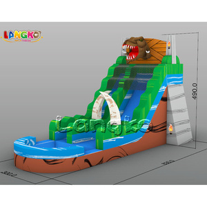 อุปกรณ์เช่าสำหรับงานปาร์ตี้เด็ก สไลเดอร์น้ำเป่าลมรูป<span class=keywords><strong>ไดโนเสาร์</strong></span> สไลเดอร์น้ำเป่าลมสำหรับเด็กขายดี พร้อมเครื่อง<span class=keywords><strong>เป่า</strong></span><span class=keywords><strong>ลม</strong></span> - Product Image 6