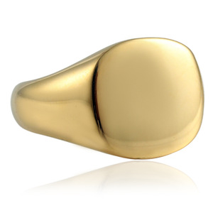 Men's Geometric Titanium Steel <b>Ring</b> <b>Silver</b> Color <b>Plain</b> Design Gift Jewelry 280670 - Product Image 5
